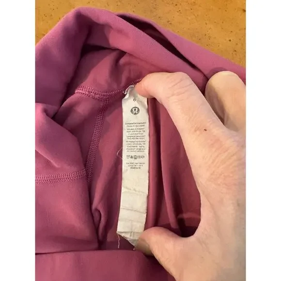 Lululemon Align High-Rise Pant 25” Washed Mauve Size 6 - Picture 6 of 7